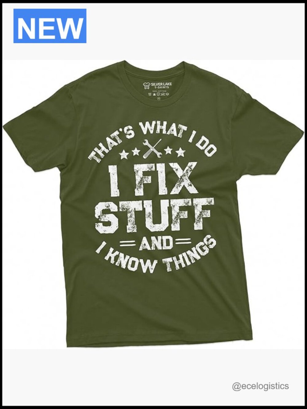 Funny I Fix Stuff T-Shirt Mechanic Engineer Garage Tee